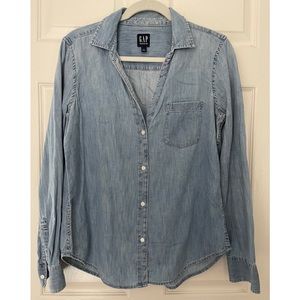 Gap- Denim button down shirt